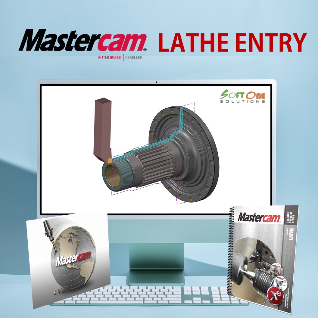 Phần mềm bản quyền MasterCAM Lathe Entry lập trình gia công tiện 2 trục cơ bản | Giá phần mềm MasterCAM Lathe Entry